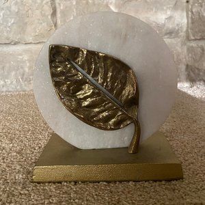 Pier 1 golden leaf home decor piece